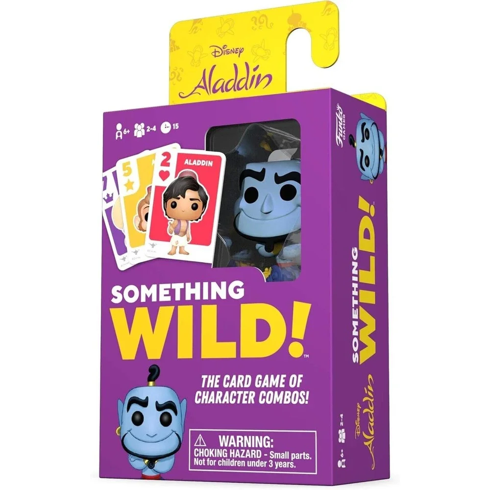 Funko Something Wild! Disney Aladdin w/ Genie Pocket Pop! Game for 2-4 Player